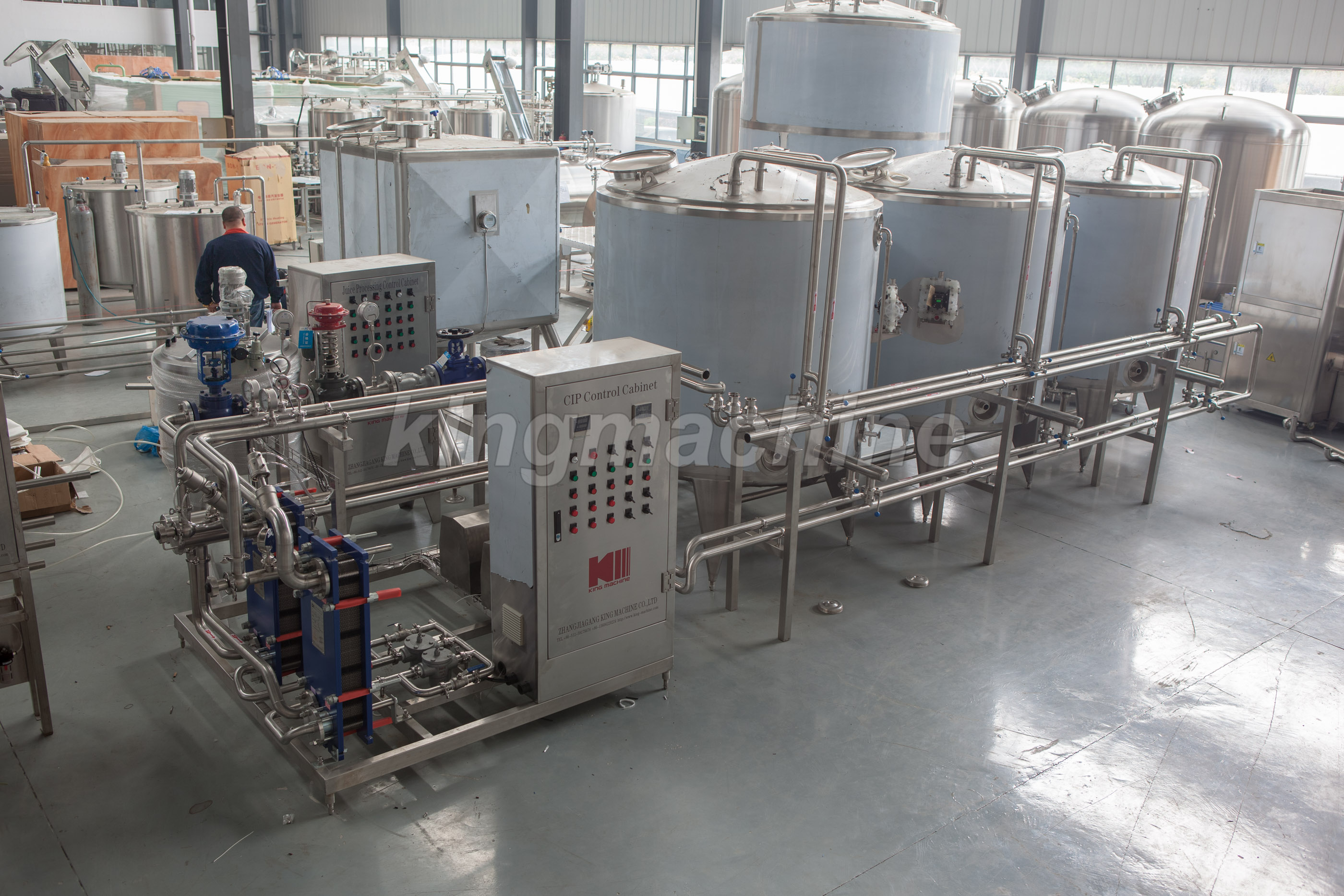 CIPCIP cleaning machine